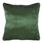 Poszewka dekoracyjna velvet 45x45 ciemno zielona Elizia + wypełnienie