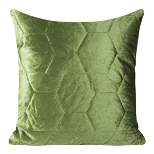 Poszewka dekoracyjna velvet Isla 45x45 oliwkowa