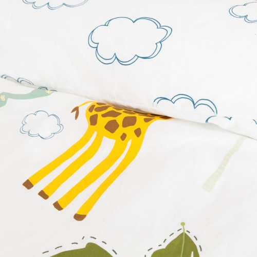 Komplet pościeli bawełnianej Design 91 160x200 Giraffe