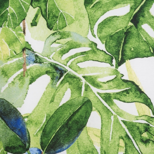 Komplet pościeli z bawełny satynowej 220x200 Monstera