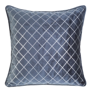 Poszewka dekoracyjna velvet Karina 45x45 granatowa 
