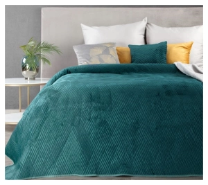 Narzuta Ariel 170x210 ciemno turkusowa