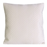 Poszewka dekoracyjna velvet Sofia 45x45 kremowa