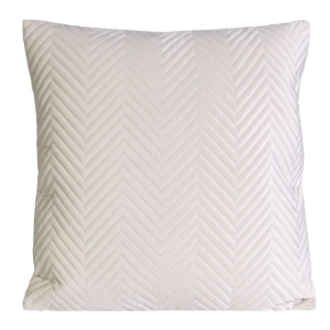 Poszewka dekoracyjna velvet Sofia 45x45 kremowa
