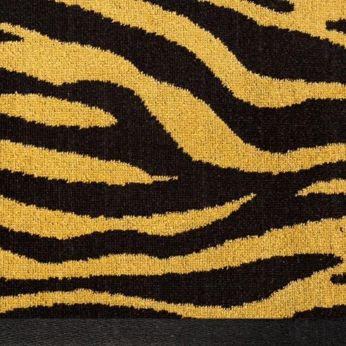 Ręcznik 50x90 Zebra czarno miodowy żakaradowy 