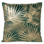 Poszewka dekoracyjna velvet 45x45 Blink ciemno zielono złota