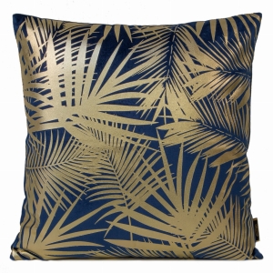 Poszewka dekoracyjna velvet 45x45 Blink granatowo złota