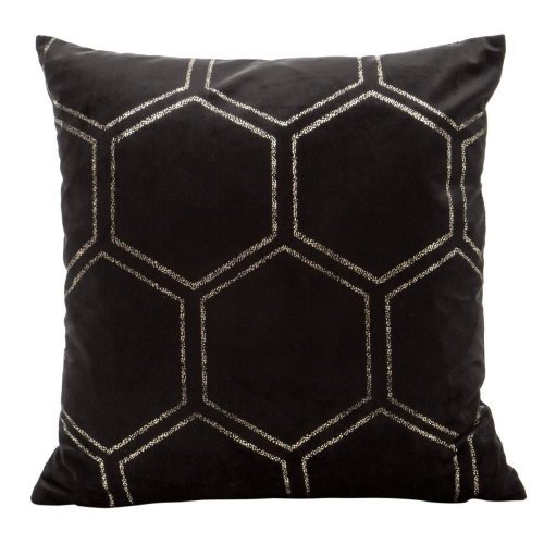 Poszewka dekoracyjna velvet Blink 45x45 czarna