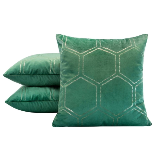 Poszewka dekoracyjna velvet Blink 45x45 ciemno zielona