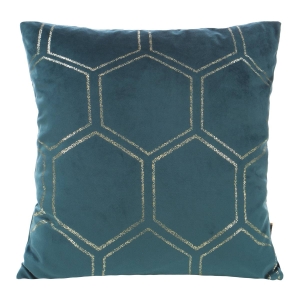Poszewka dekoracyjna velvet Blink 45x45 ciemno turkusowa