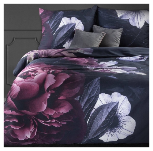 Pościel z naturalnej tkaniny Tencel fioletowej 160x200 Premium Eurofirany