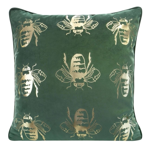Poszewka dekoracyjna velvet Blink 45x45 ciemno zielona