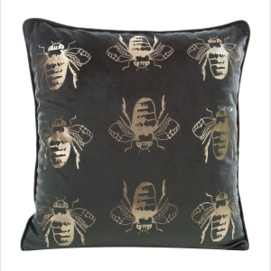 Poszewka dekoracyjna velvet Blink 45x45 ciemno miętowa