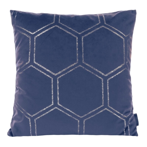 Poszewka dekoracyjna velvet Blink 45x45 granatowa
