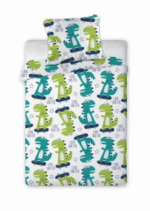 Komplet pościeli dziecięcej do łóżeczka 100x135 Dino