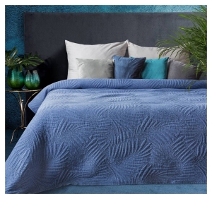 Narzuta Stone 170x210 niebieska