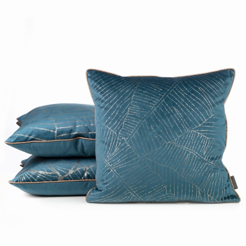 Poszewka LC velvet 45x45 Musa liście 