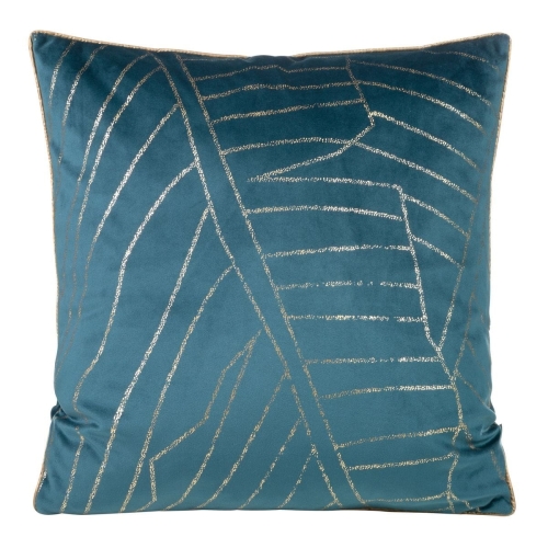 Poszewka LC velvet 45x45 Musa granatowo złota