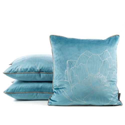 Poszewka LC velvet 45x45 Lotos Kwiat