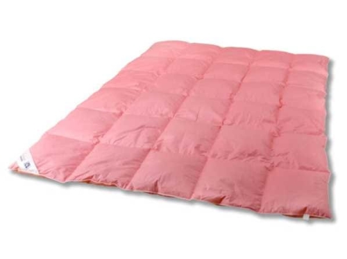 Kołdra całoroczna pierze gęsie 200x220 róż 2,6kg 