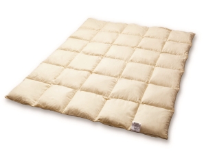 Kołdra całoroczna pierze gęsie 155x200 krem 1,8kg