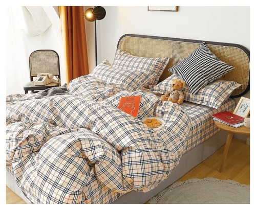 Komplet pościeli dwustronnej 200x220 kratka burberry