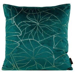 Poszewka dekoracyjna velvet Blink 45x45 ciemny turkus
