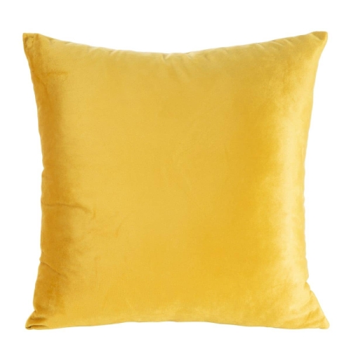 Poszewka dekoracyjna velvet 40x40 musztarda