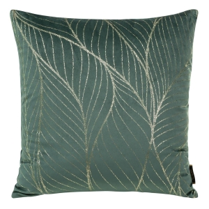 Poszewka dekoracyjna velvet 45x45 ciemno miętowa