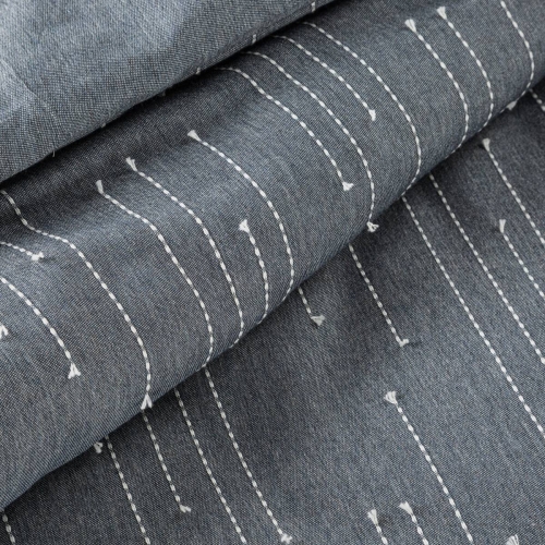 Ekskluzywna pościel Terra Collection jeans 160x200 Palermo