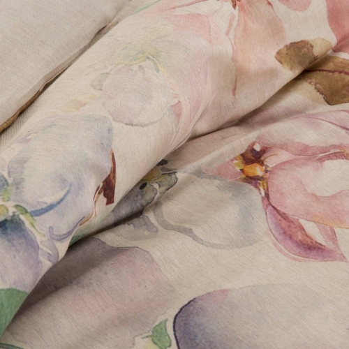 Ekskluzywna pościel Terra Collection w kwiaty 160x200 Seville