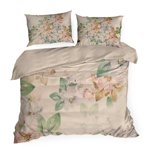 Ekskluzywna pościel Terra Collection w kwiaty 220x200 Seville