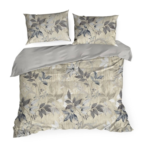 Ekskluzywna pościel Terra Collection w liście 160x200 Montenegro