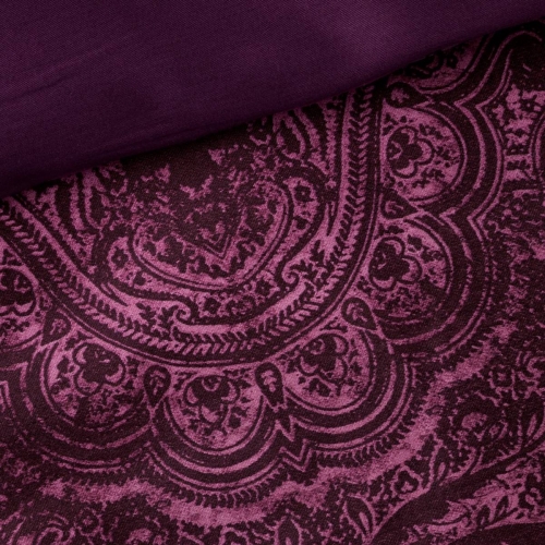 Ekskluzywna pościel Terra Collection burgundowa 220x200 Avinion 