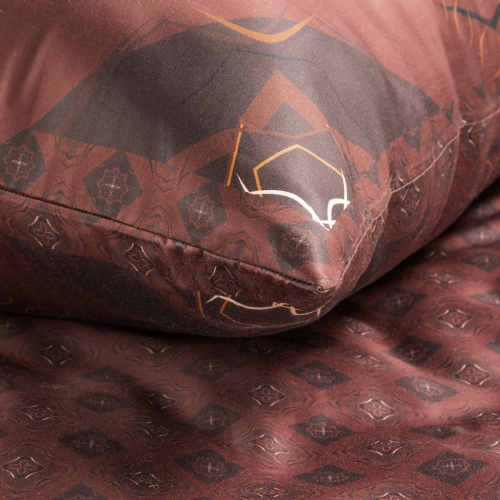 Ekskluzywna pościel Terra Collection bordowa 220x200 Morocco