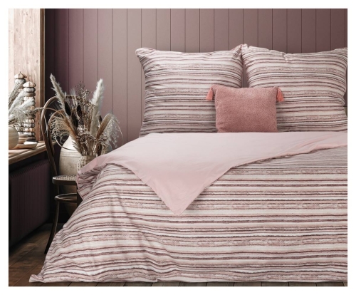 Ekskluzywna pościel Terra Collection w pasy 160x200 Avinion