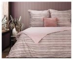 Ekskluzywna pościel Terra Collection w pasy 220x200 Avinion