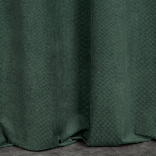 Zasłona Milo 140x250 ciemno miętowa przelotki