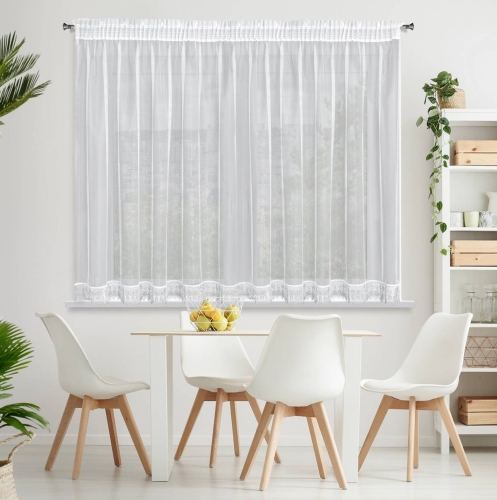 Firanka gotowa Sari 300x145 biała taśma