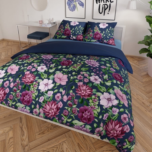 Komplet pościeli z bawełny satynowej 220x200 Dalia