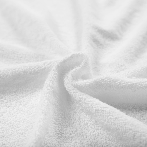 Prześcieradło 180x200 frotte z gumką w kolorze białym