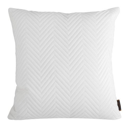 Poszewka dekoracyjna velvet Sofia 45x45 biała