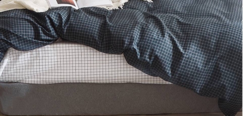 Komplet pościeli dwustronnej 200x220 w kratke