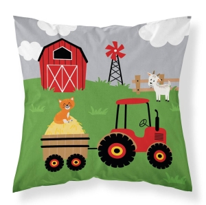 Poszewka dziecięca 40x40 wiejska farma