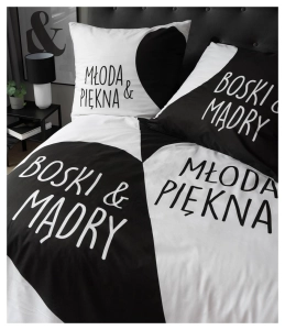 Pościel bawełniana Holland 220x200 Boski I Mądry Młoda I Piękna