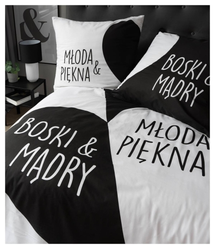 Pościel bawełniana Holland 220x200 Boski I Mądry Młoda I Piękna