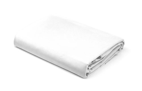 Prześcieradło Pure 160x200 satynowe z gumką w kolorze białym