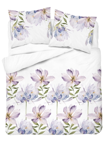 Pościel satyna bawełniana biała Home Satin 180x200 w magnolie