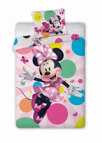 Pościel bawełniana Myszka Minnie 140x200