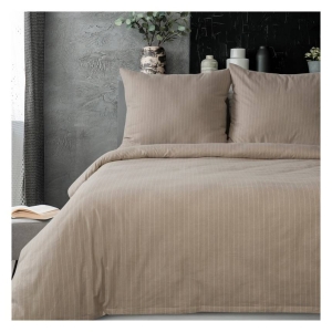 Pościel flanelowa beżowa Esprit 220x200 Premium